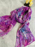 Purple light scarf
