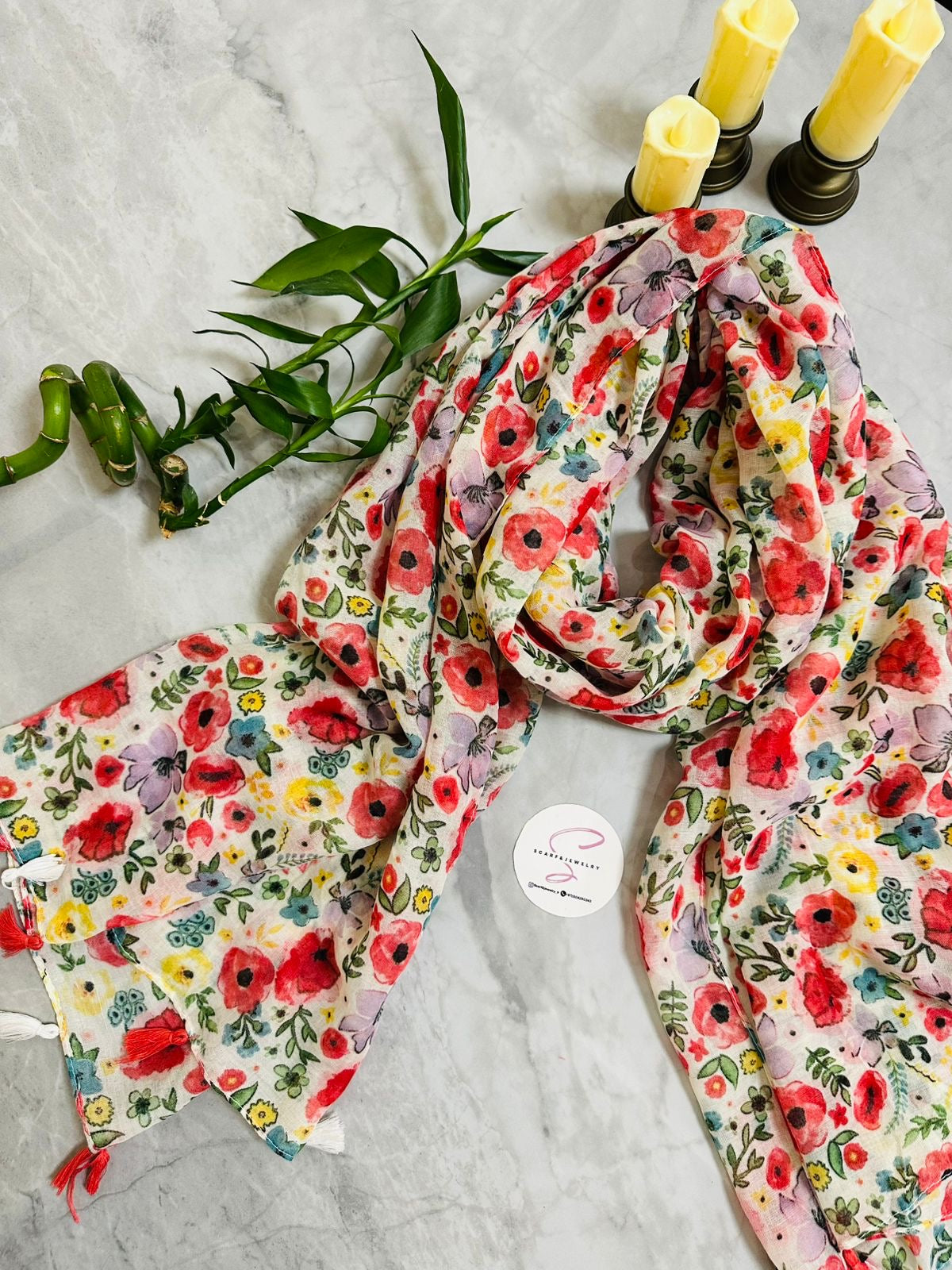 Spring Bloom Scarf – وشاح تفتح الربيع