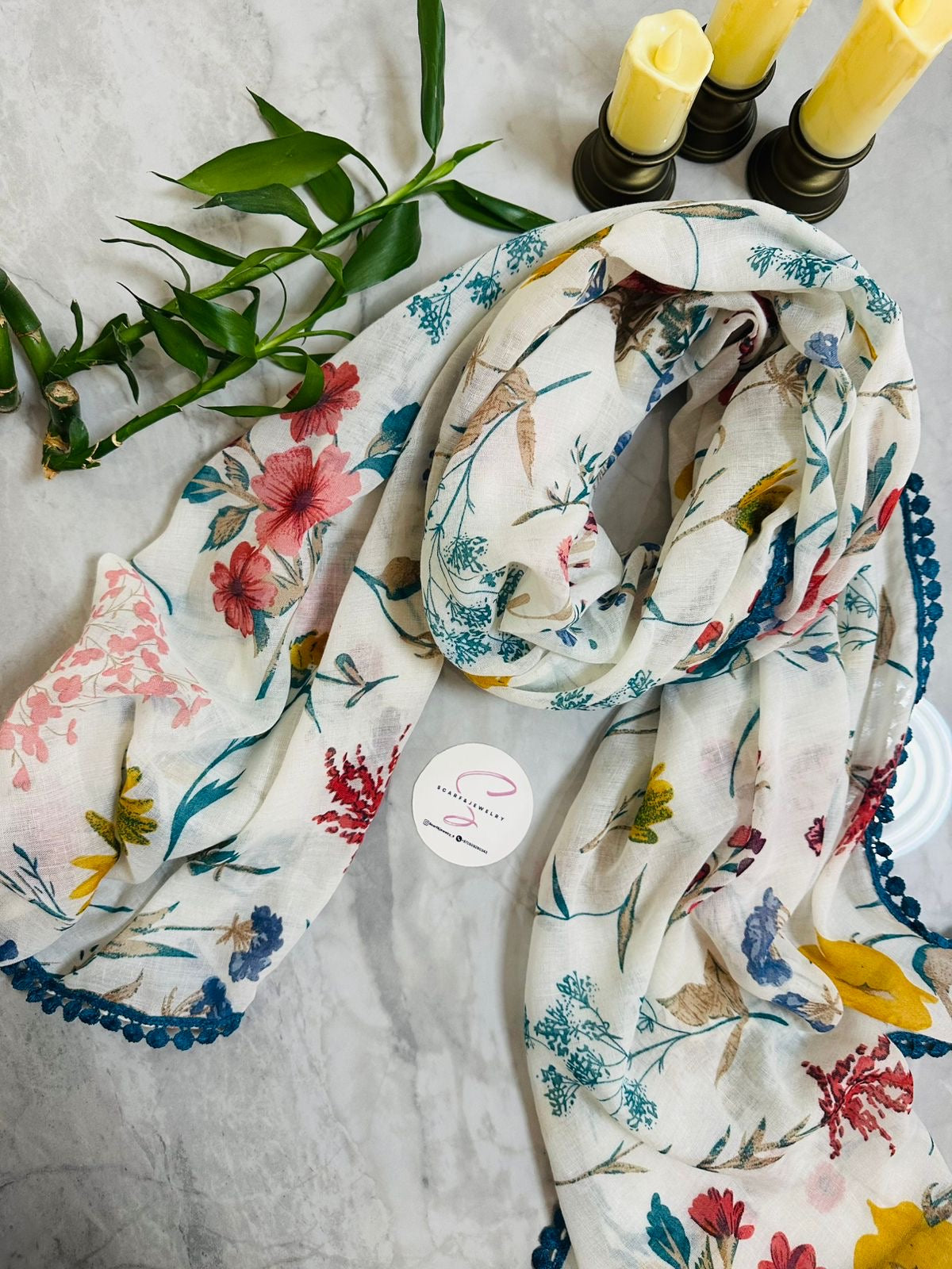 Spring Garden Scarf – وشاح حديقة الربيع
