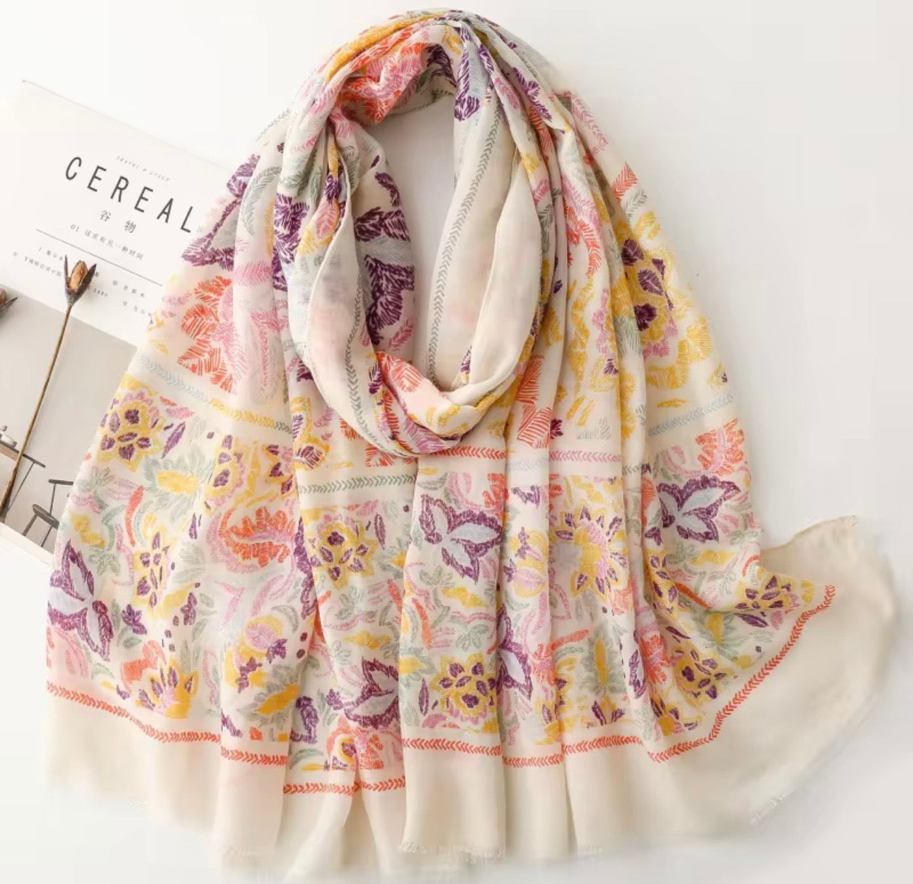 Colorful scarf bohemian