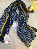 Scarf & Jewelry – Navy Elegance Scarf