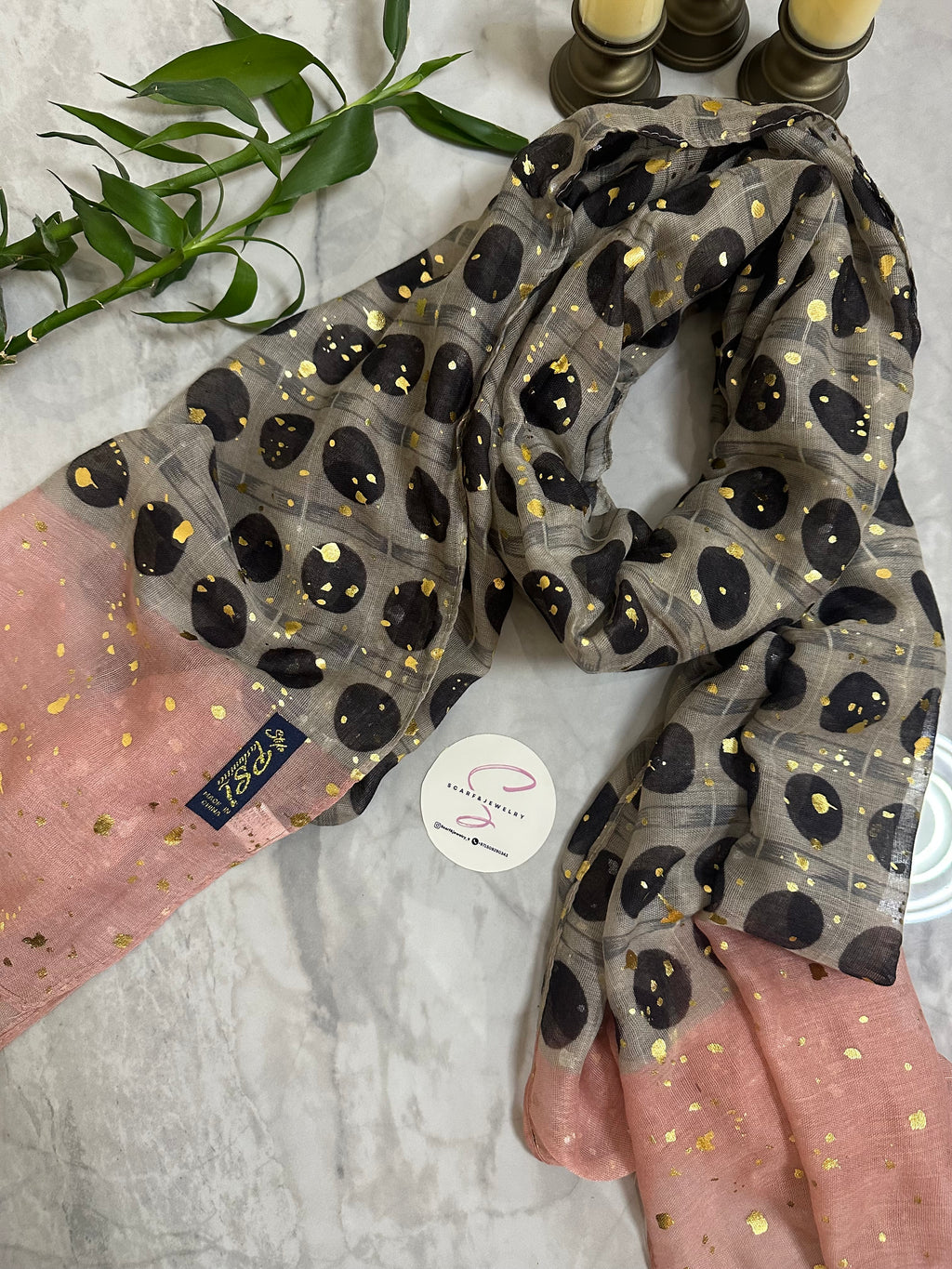 Golden Dots Scarf Collection