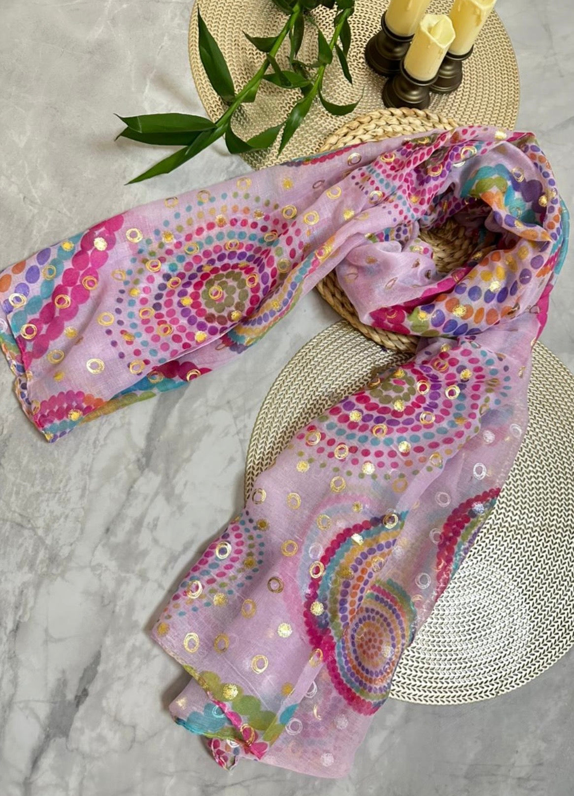Color Sparkle Scarf Collectio