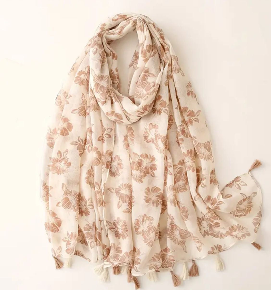 Flowers scarf