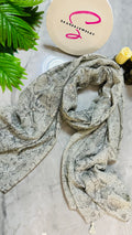 Snake print scarf