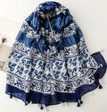 Dark blue scarf