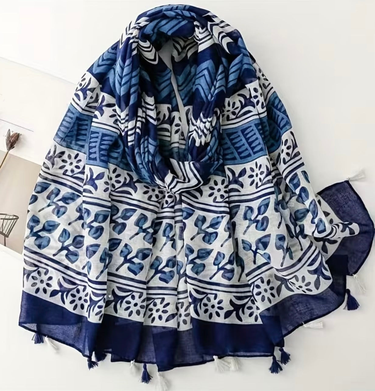 Dark blue scarf