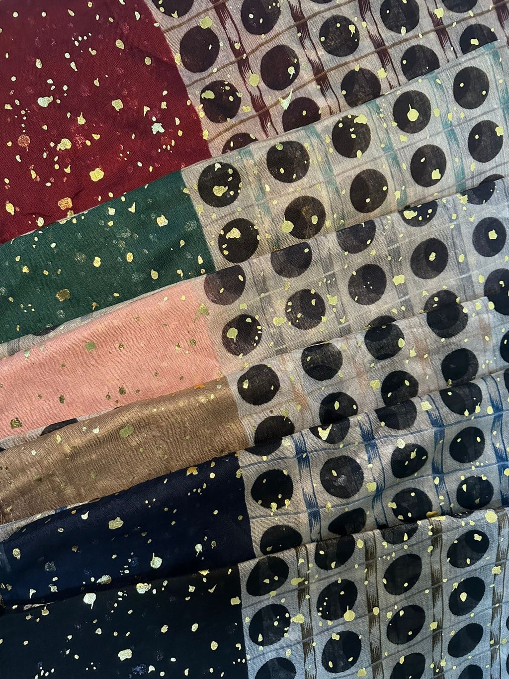 Golden Dots Scarf Collection